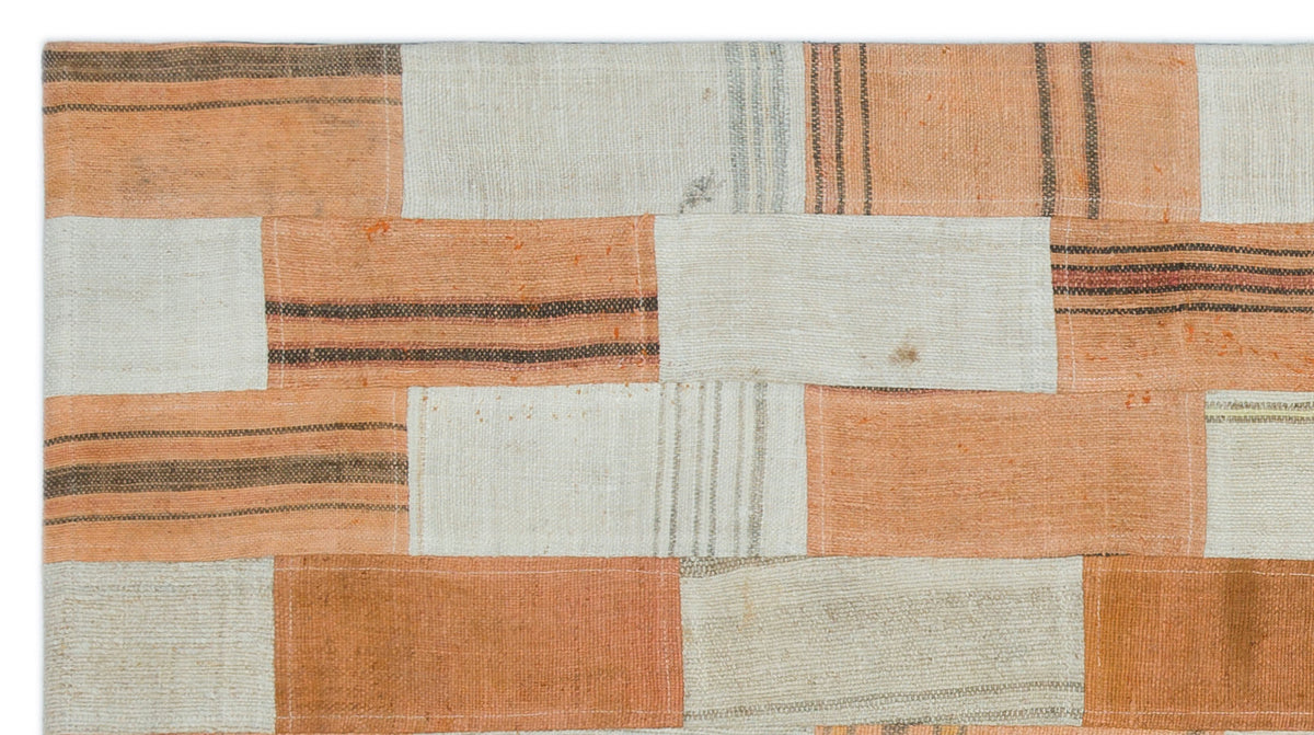 Mixed Over Dyed Kilim Patchwork Unique Rug 2&#39;8&#39;&#39; x 4&#39;11&#39;&#39; ft 82 x 151 cm