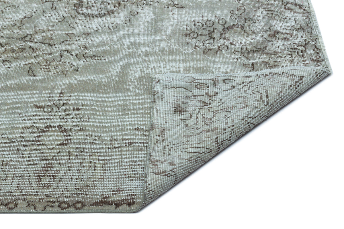 Blue Over Dyed Vintage Rug 5&#39;11&#39;&#39; x 9&#39;7&#39;&#39; ft 180 x 293 cm