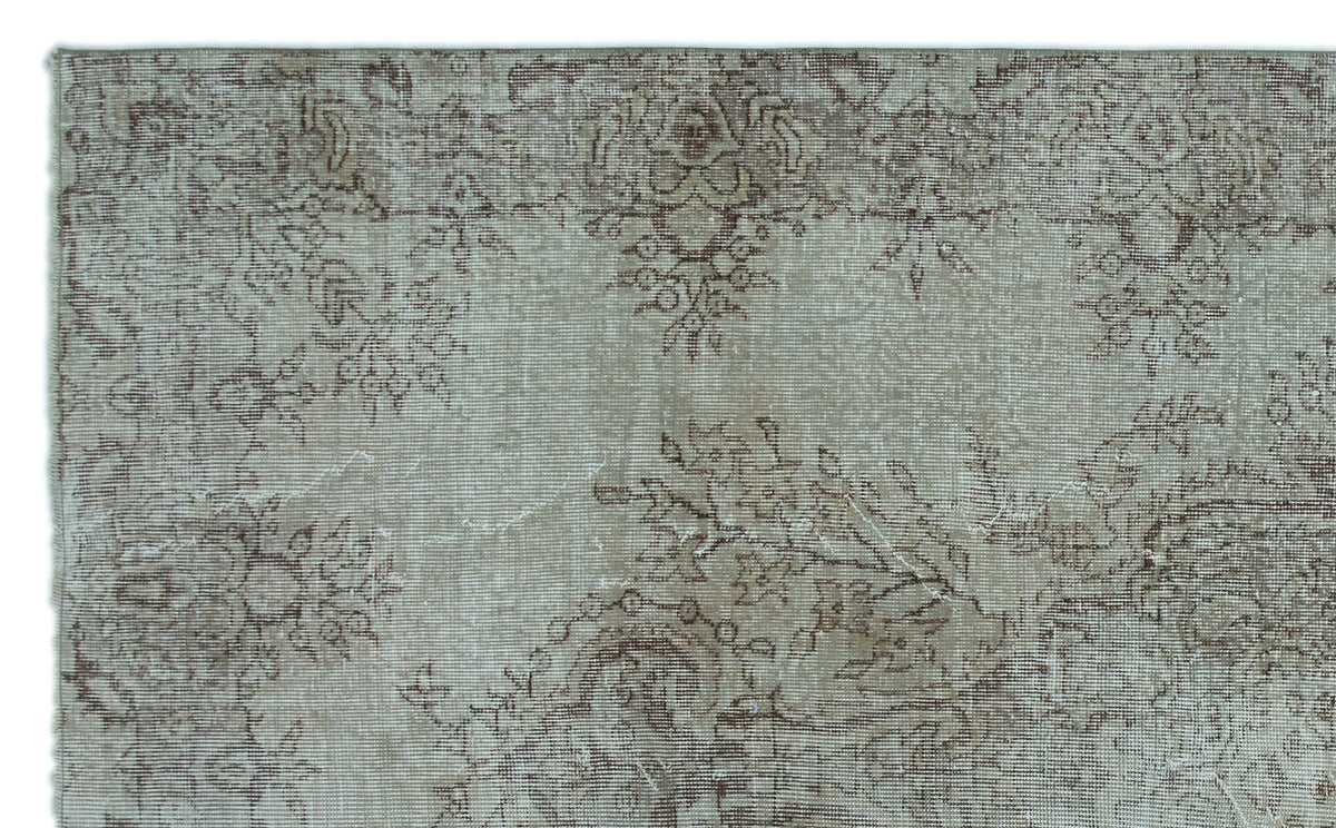 Blue Over Dyed Vintage Rug 5&#39;11&#39;&#39; x 9&#39;7&#39;&#39; ft 180 x 293 cm