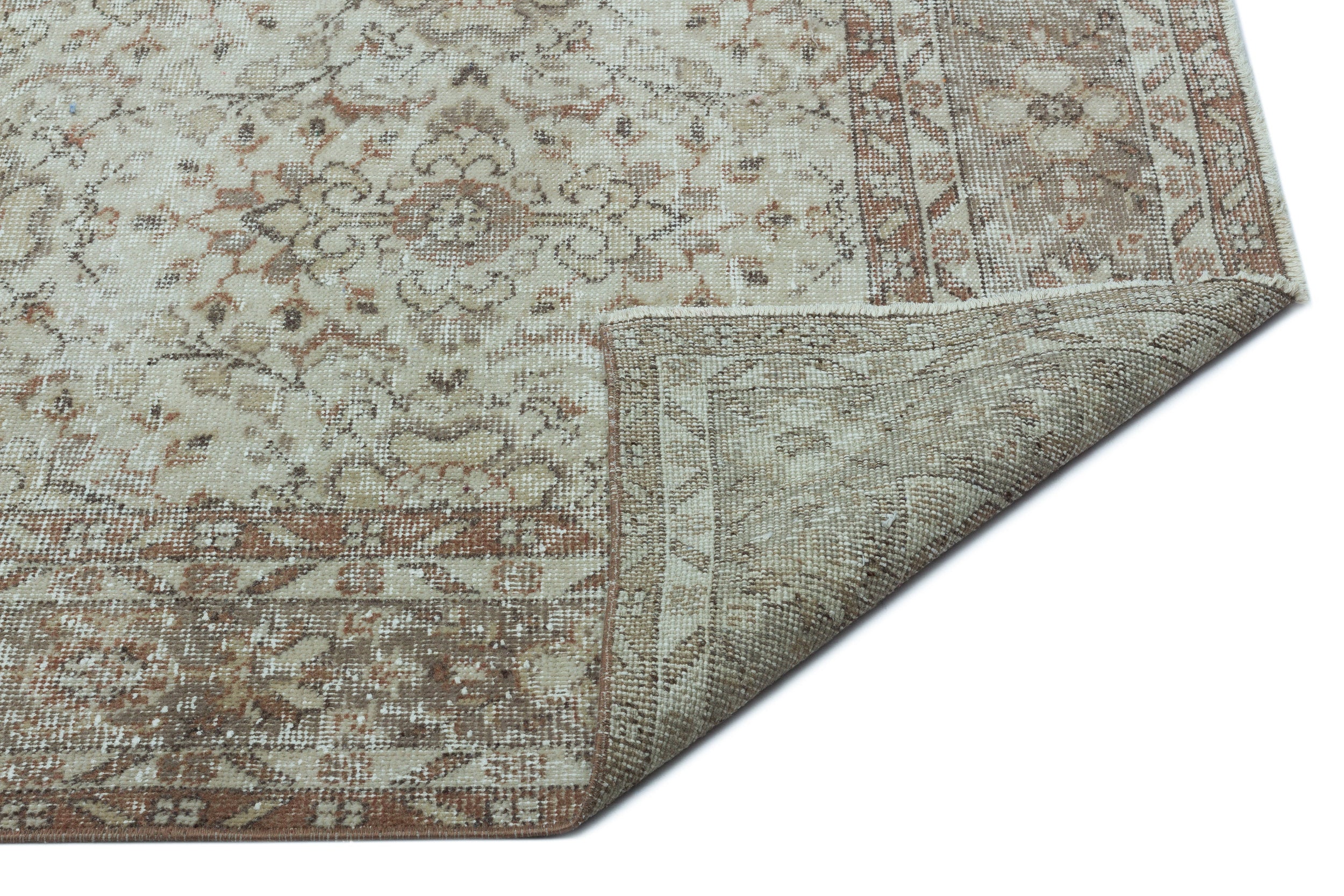 Green Over Dyed Vintage Rug 6'0'' x 10'1'' ft 183 x 307 cm