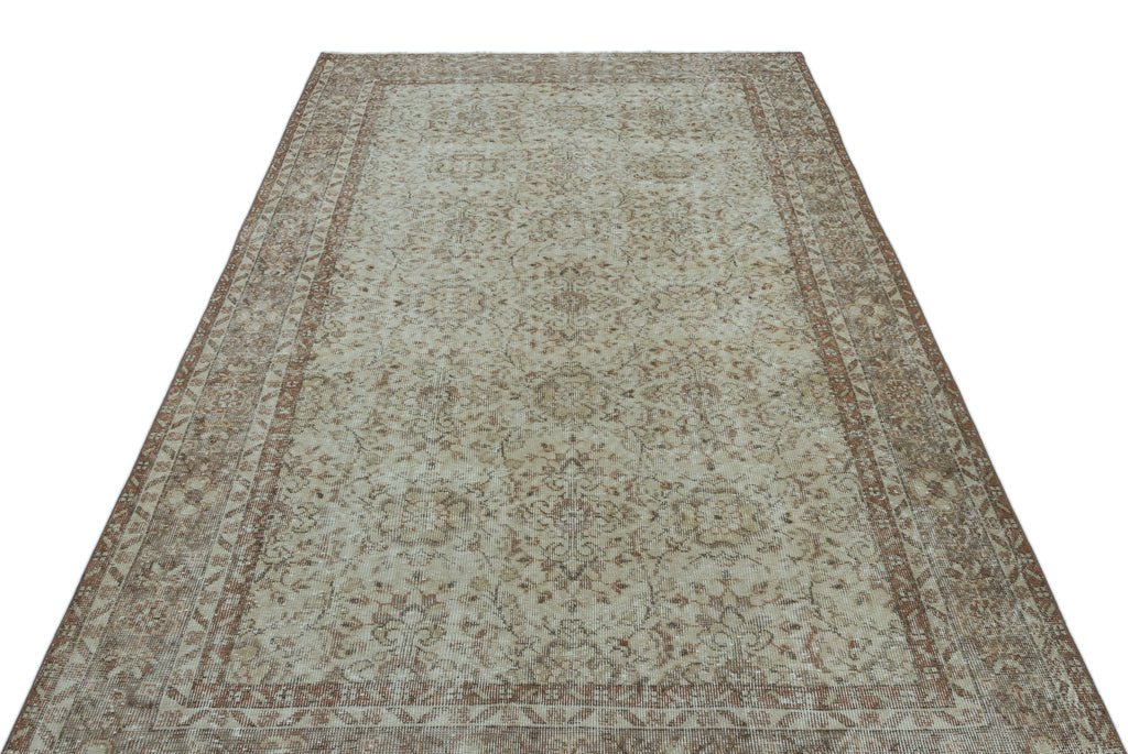 Green Over Dyed Vintage Rug 6'0'' x 10'1'' ft 183 x 307 cm