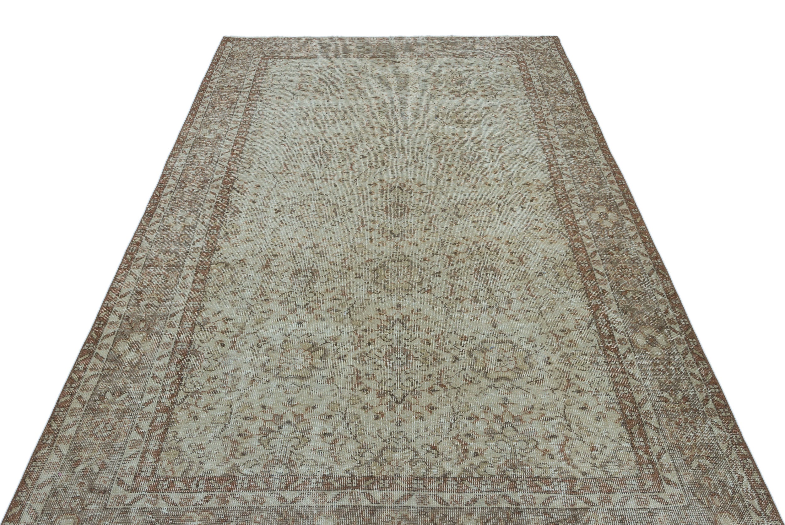 Green Over Dyed Vintage Rug 6'0'' x 10'1'' ft 183 x 307 cm