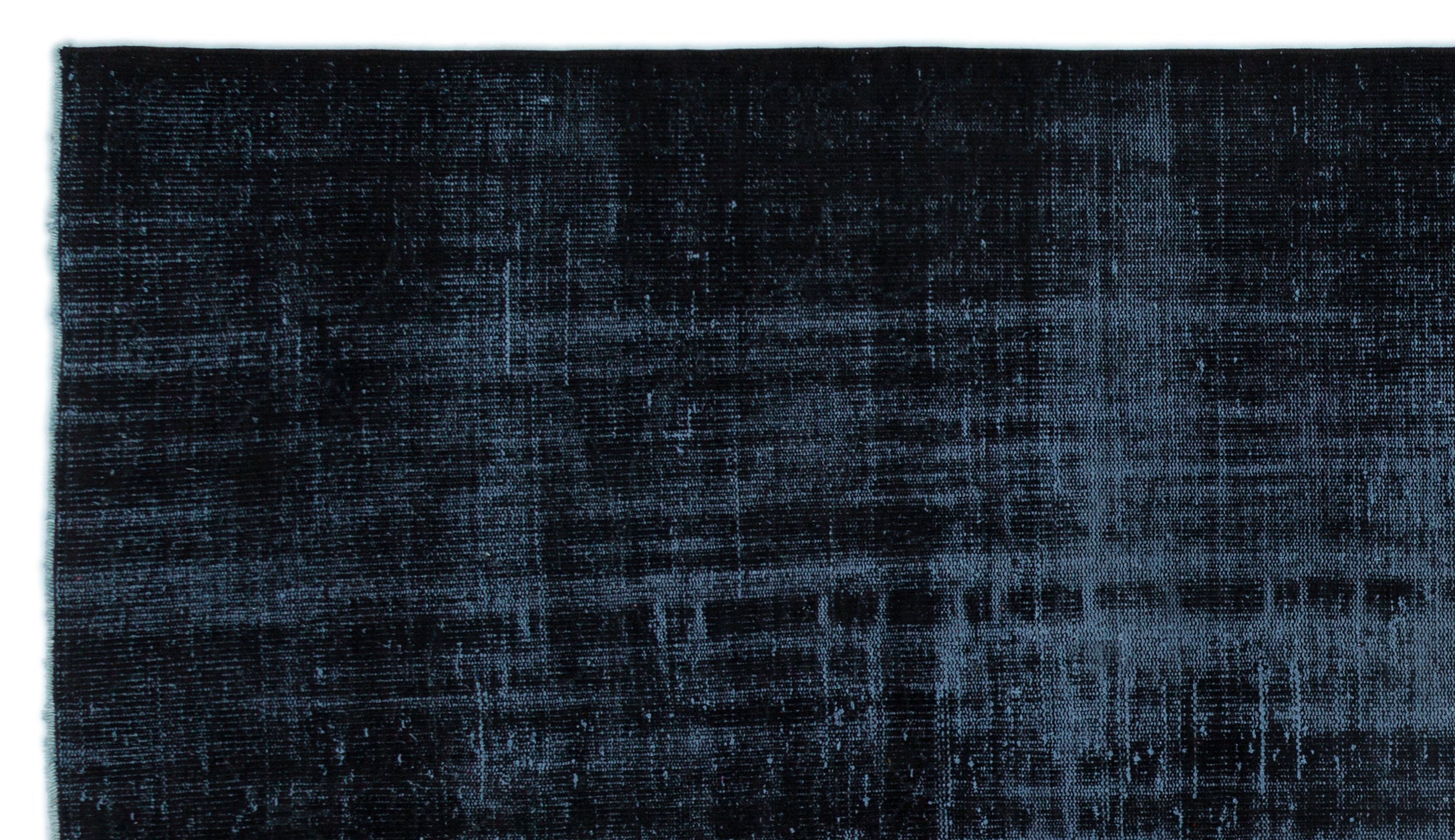 Black Over Dyed Vintage Rug 5'9'' x 10'6'' ft 176 x 320 cm