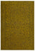 Yellow Over Dyed Vintage Rug 6'0'' x 8'8'' ft 184 x 265 cm