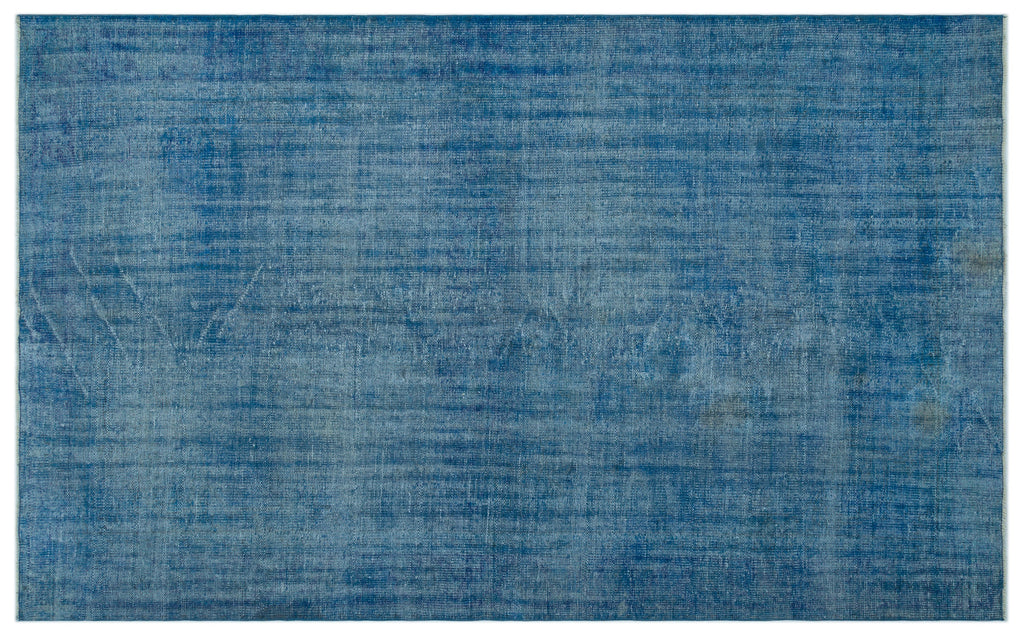Blue Over Dyed Vintage Rug 6'0'' x 9'9'' ft 183 x 296 cm