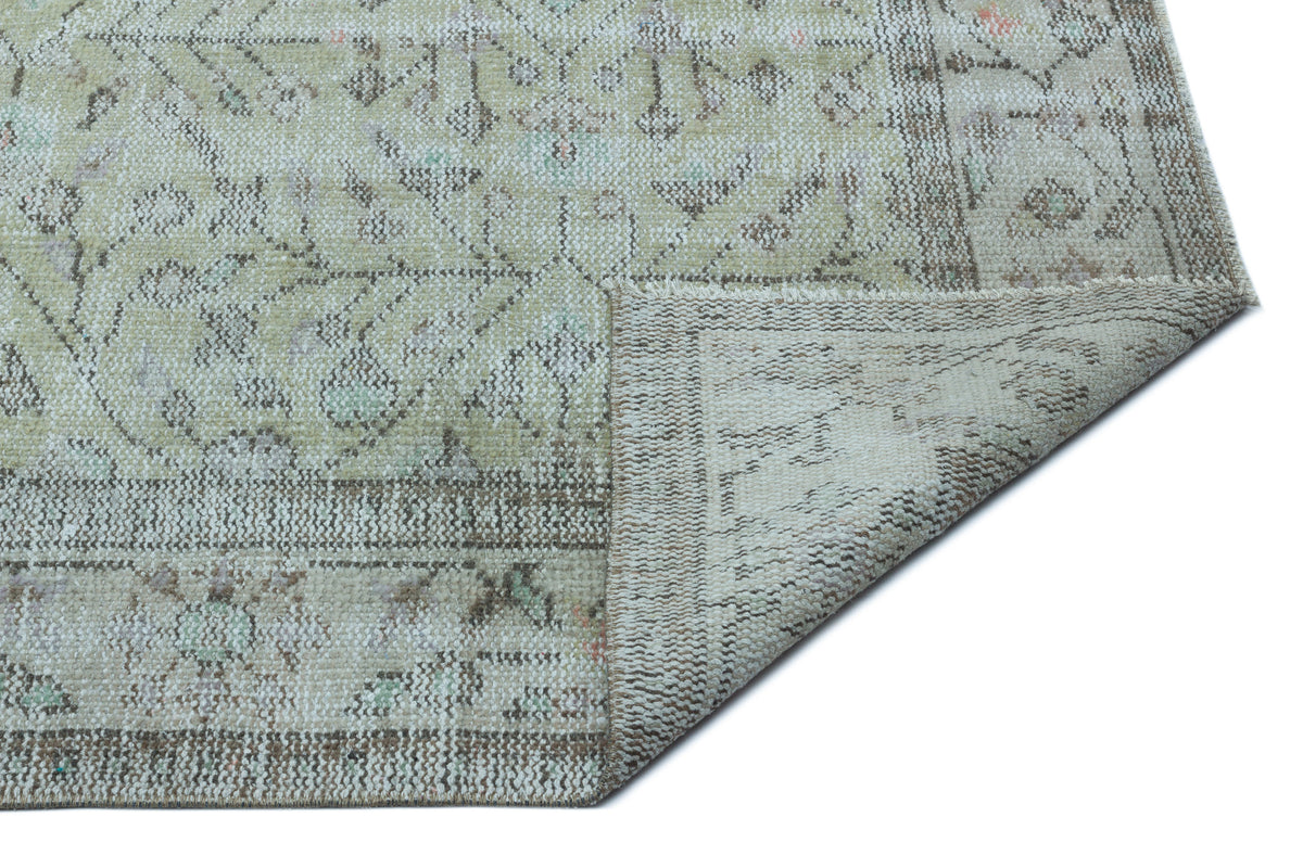 Blue Over Dyed Vintage Rug 5&#39;9&#39;&#39; x 8&#39;10&#39;&#39; ft 176 x 270 cm