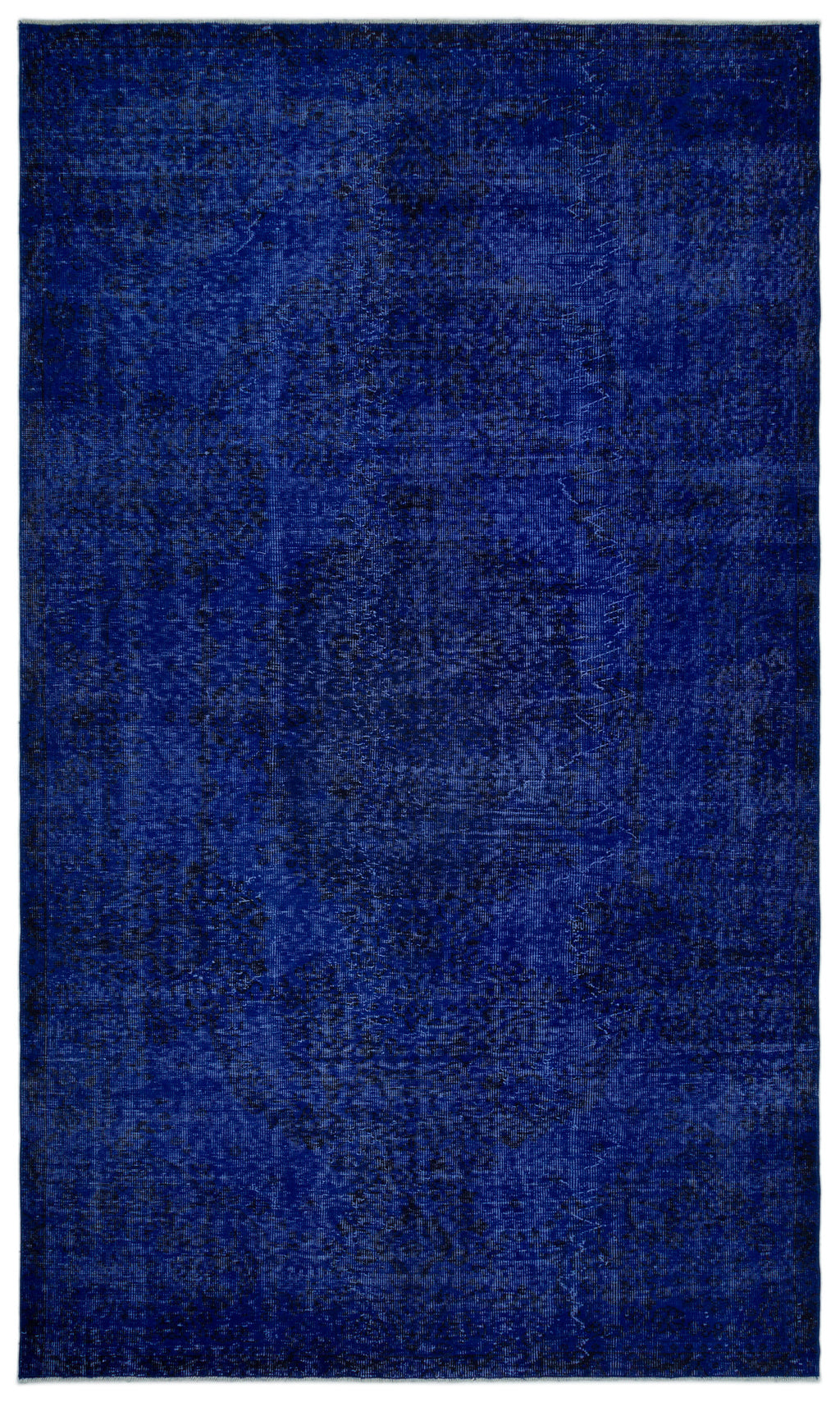 Blue Over Dyed Vintage Rug 6'0'' x 10'2'' ft 183 x 310 cm