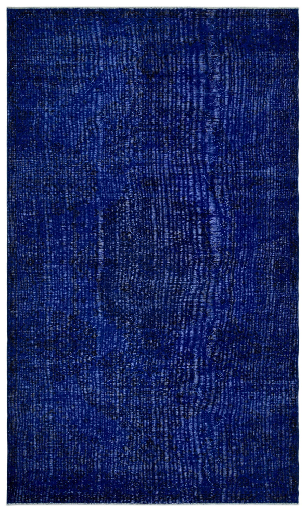 Blue Over Dyed Vintage Rug 6&#39;0&#39;&#39; x 10&#39;2&#39;&#39; ft 183 x 310 cm