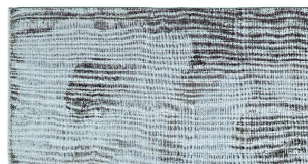 Blue Over Dyed Vintage Rug 4&#39;9&#39;&#39; x 8&#39;12&#39;&#39; ft 146 x 274 cm