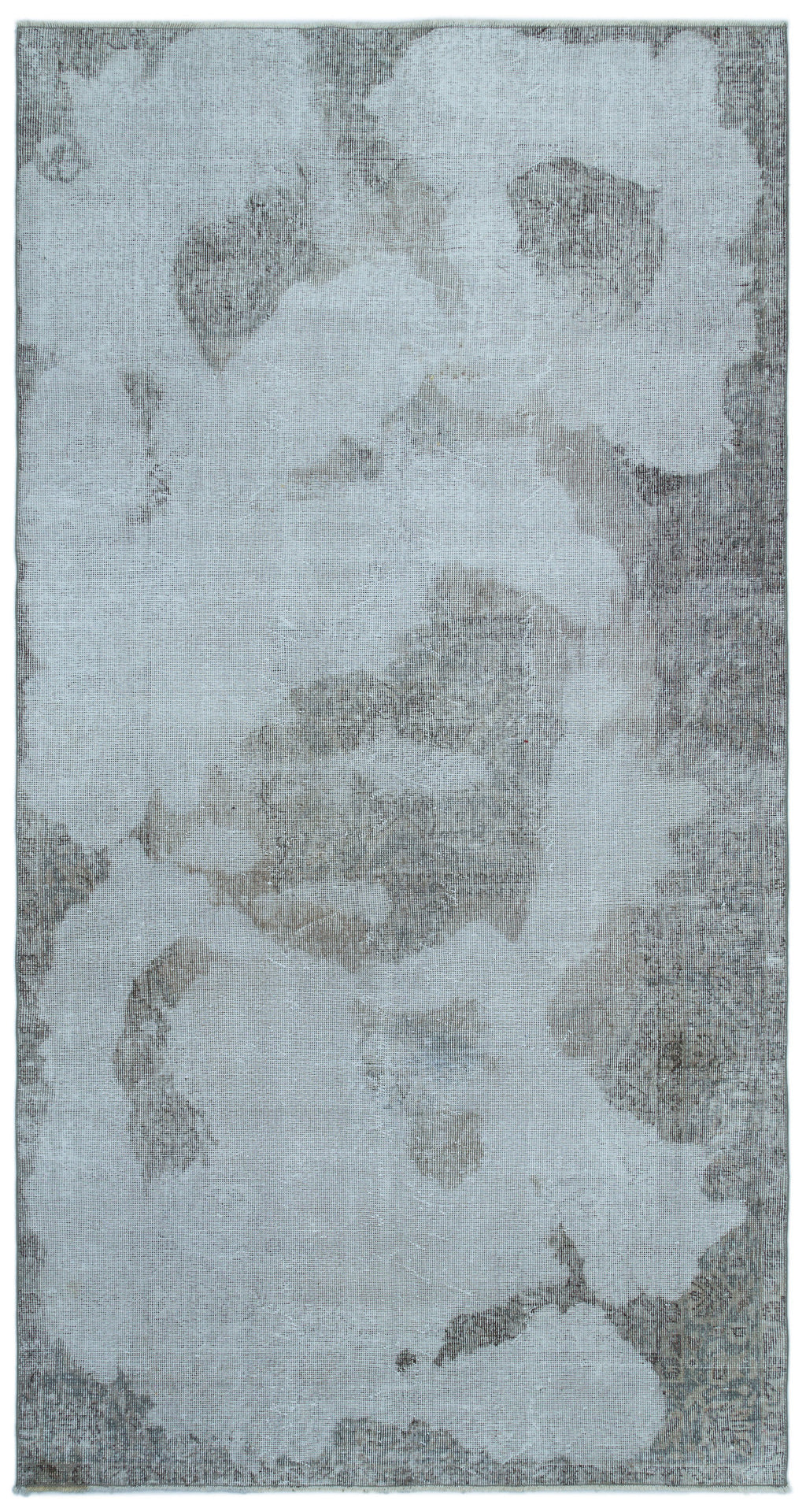 Blue Over Dyed Vintage Rug 4'9'' x 8'12'' ft 146 x 274 cm