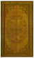 Yellow Over Dyed Vintage Rug 4'11'' x 8'6'' ft 150 x 260 cm
