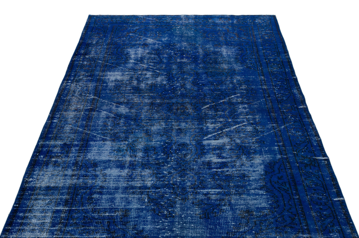 Gray Over Dyed Vintage Rug 5&#39;0&#39;&#39; x 8&#39;5&#39;&#39; ft 153 x 256 cm