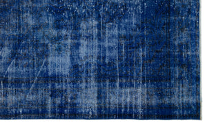 Gray Over Dyed Vintage Rug 5'0'' x 8'5'' ft 153 x 256 cm