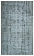 Blue Over Dyed Vintage Rug 6'0'' x 9'10'' ft 183 x 299 cm