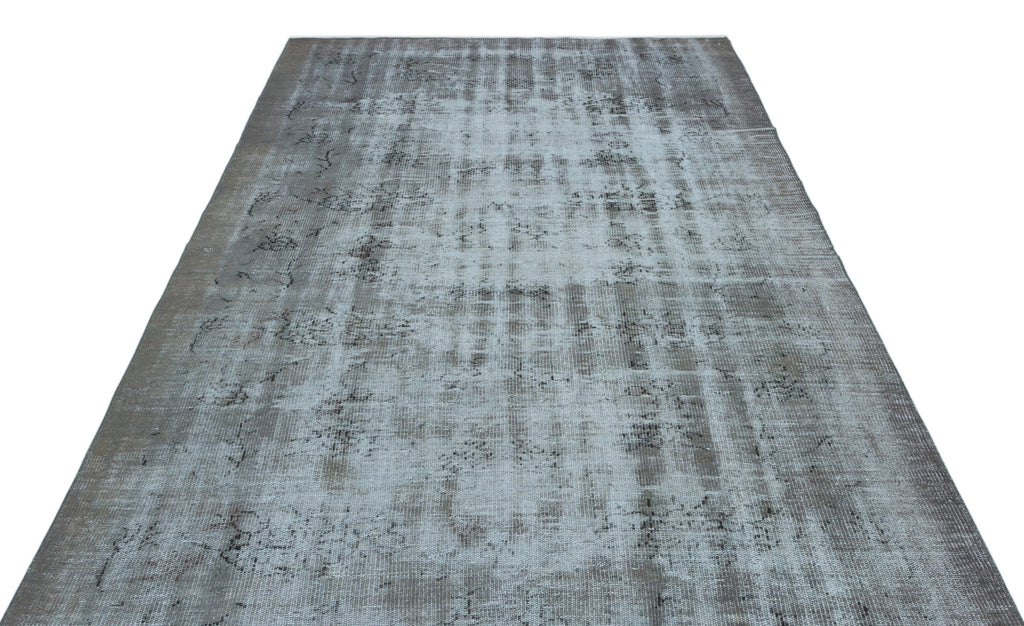Blue Over Dyed Vintage Rug 6'0'' x 9'10'' ft 183 x 299 cm