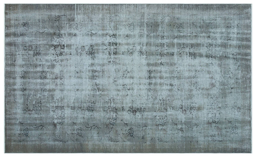 Blue Over Dyed Vintage Rug 6'0'' x 9'10'' ft 183 x 299 cm
