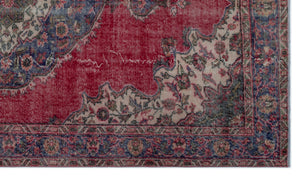 Naturel Over Dyed Vintage Rug 5'5'' x 9'3'' ft 165 x 283 cm