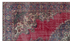 Naturel Over Dyed Vintage Rug 5'5'' x 9'3'' ft 165 x 283 cm