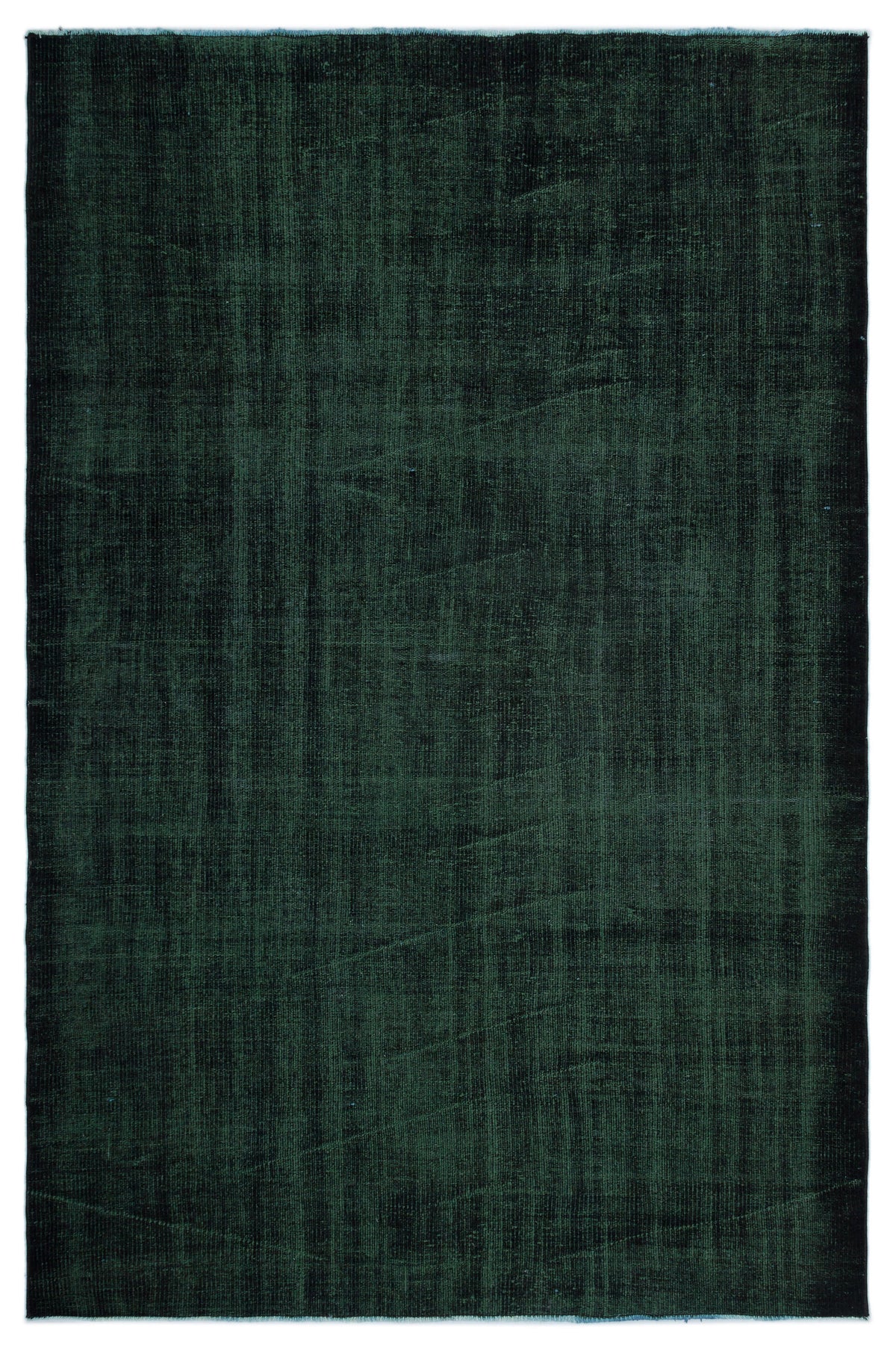 Black Over Dyed Vintage Rug 5&#39;2&#39;&#39; x 8&#39;1&#39;&#39; ft 158 x 246 cm