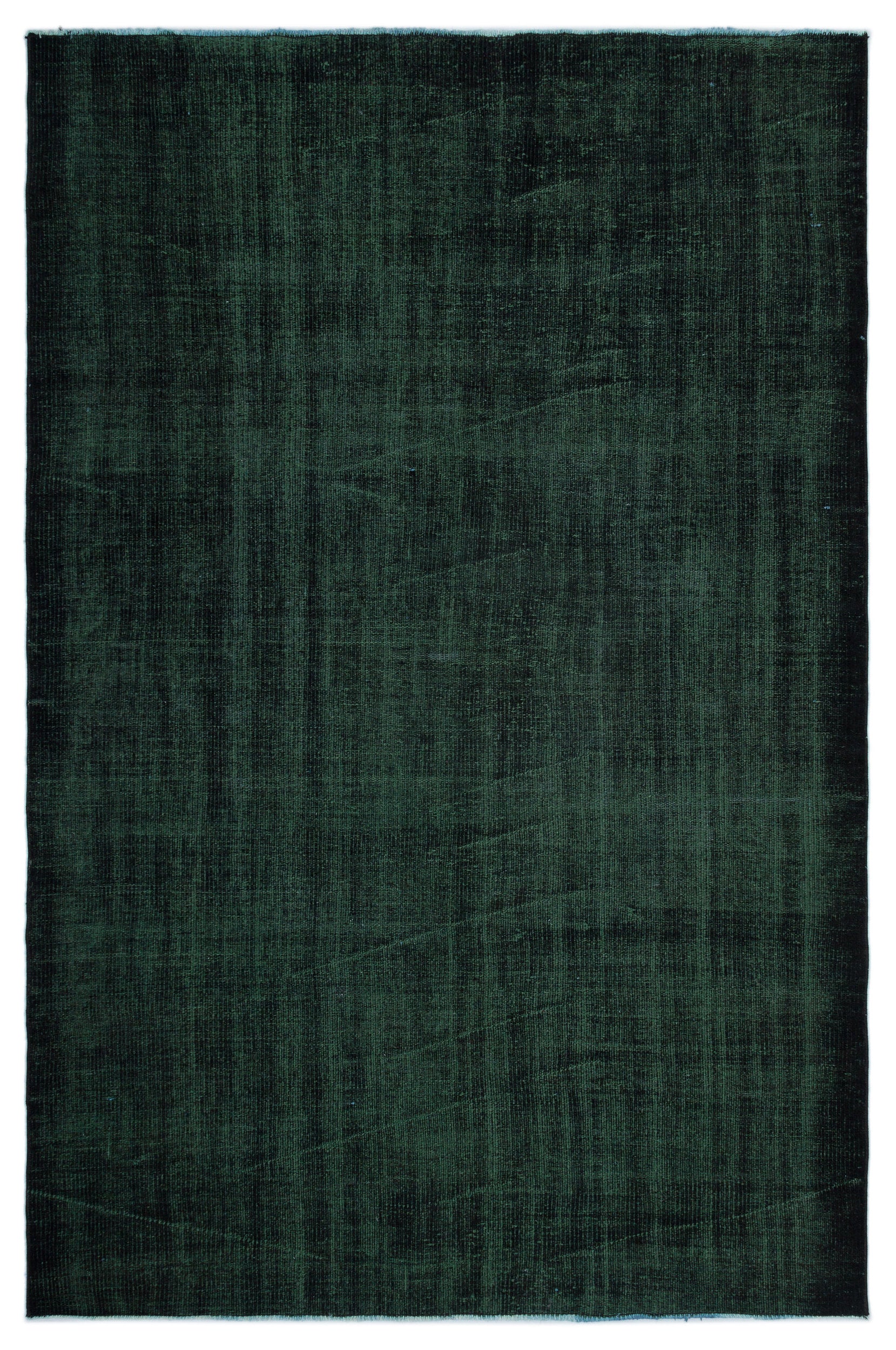 Black Over Dyed Vintage Rug 5'2'' x 8'1'' ft 158 x 246 cm