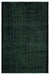 Black Over Dyed Vintage Rug 5'2'' x 8'1'' ft 158 x 246 cm