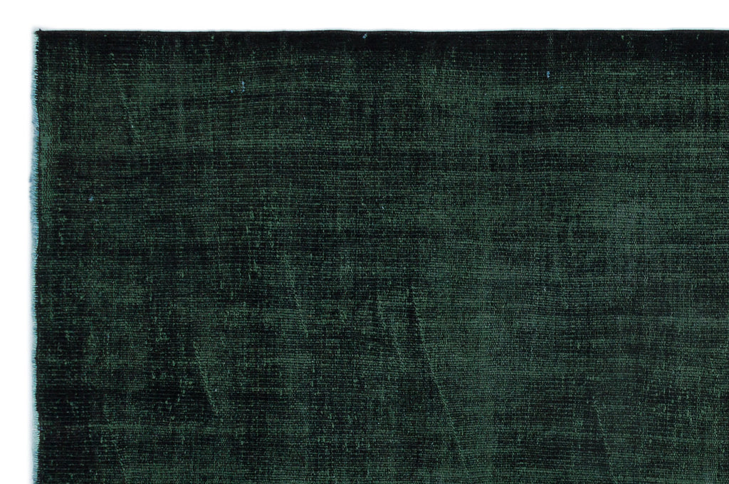 Black Over Dyed Vintage Rug 5'2'' x 8'1'' ft 158 x 246 cm