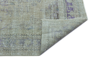 Beige Over Dyed Vintage Rug 5'3'' x 8'5'' ft 160 x 256 cm