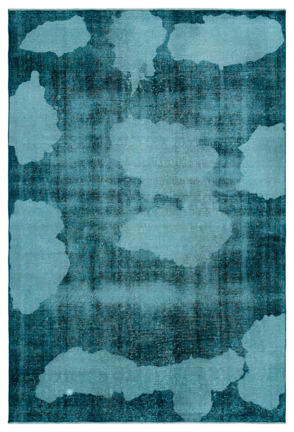 Retro Over Dyed Vintage Rug 6'0'' x 8'10'' ft 183 x 269 cm