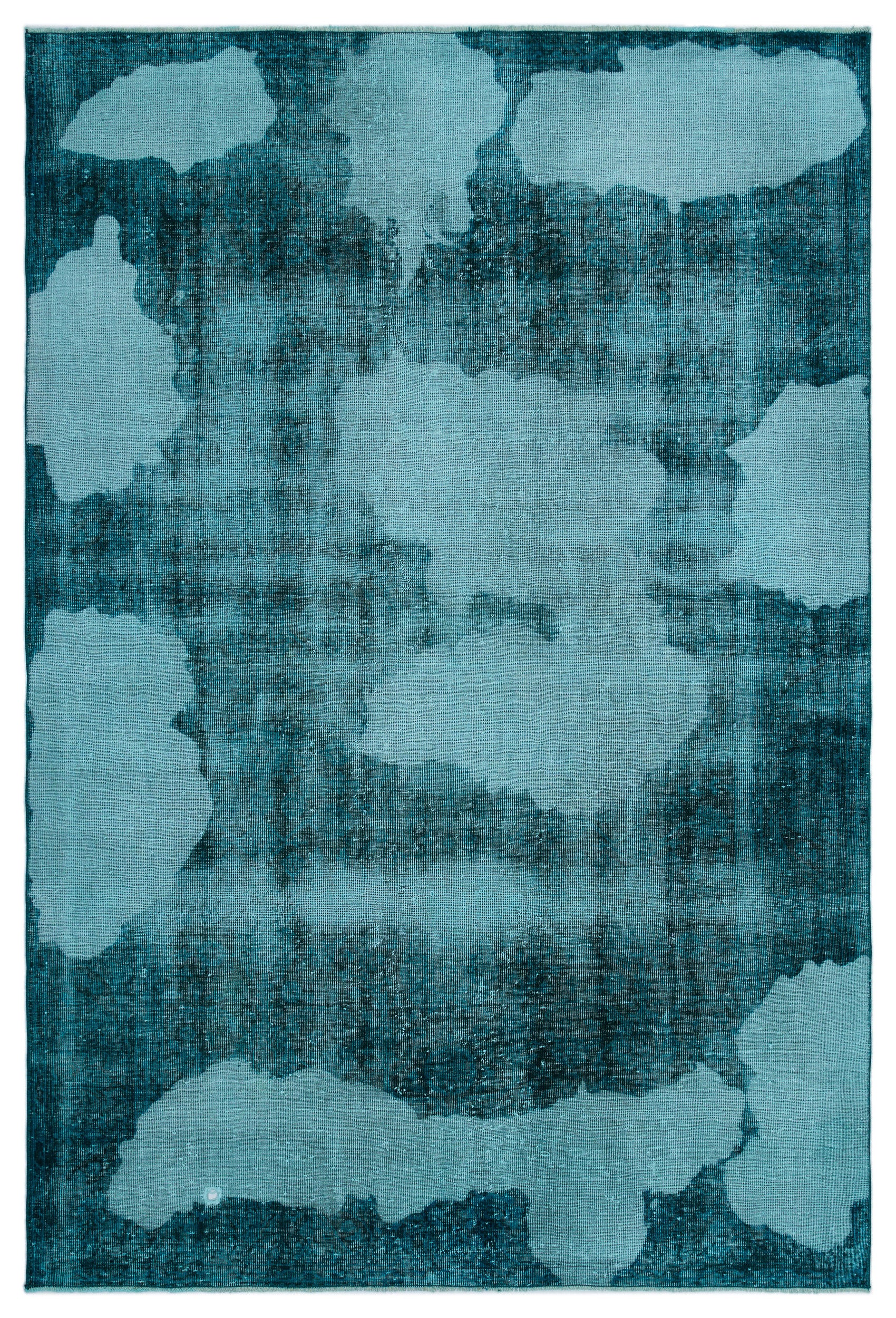 Retro Over Dyed Vintage Rug 6'0'' x 8'10'' ft 183 x 269 cm