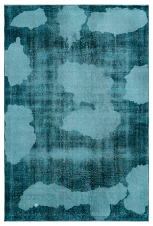 Retro Over Dyed Vintage Rug 6'0'' x 8'10'' ft 183 x 269 cm
