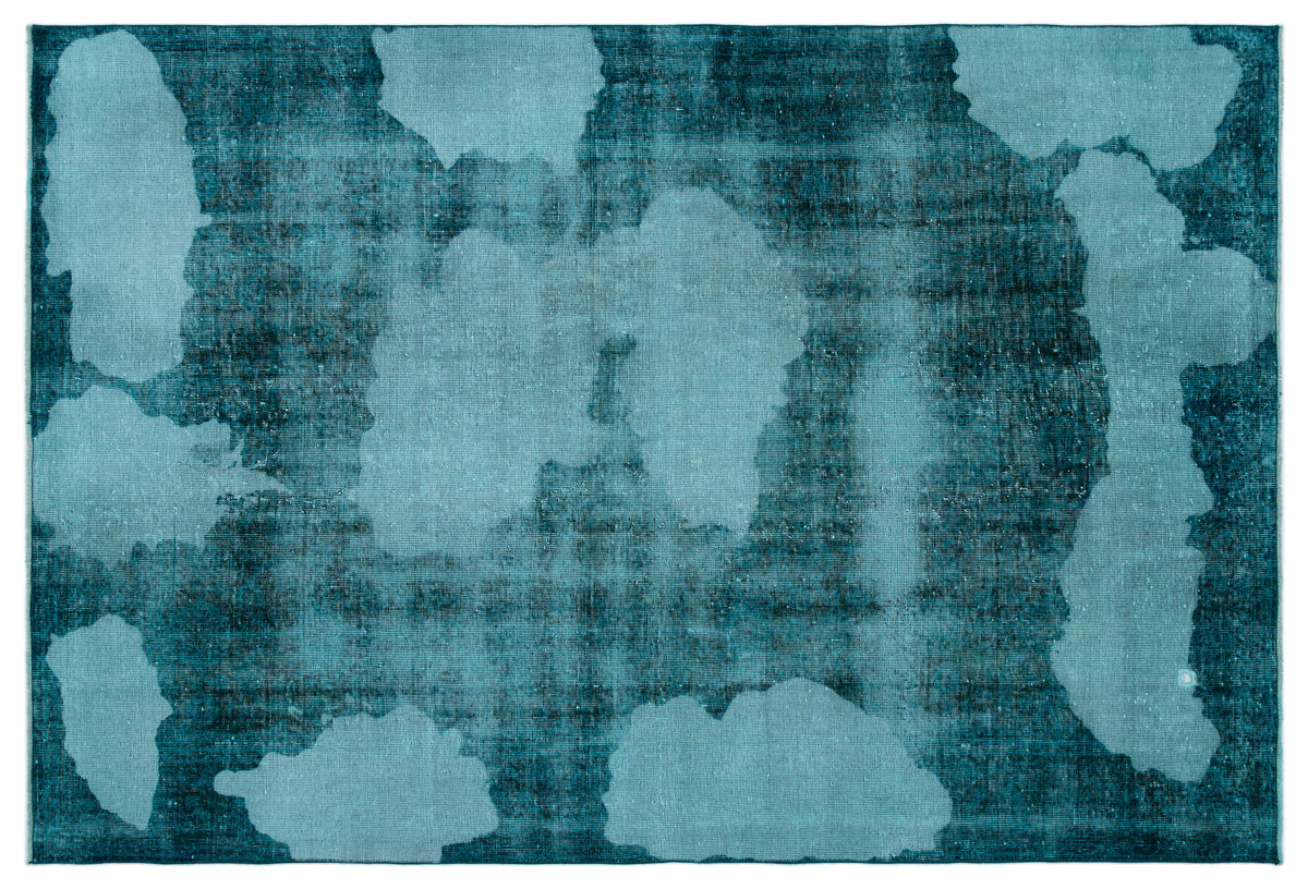 Retro Over Dyed Vintage Rug 6&#39;0&#39;&#39; x 8&#39;10&#39;&#39; ft 183 x 269 cm