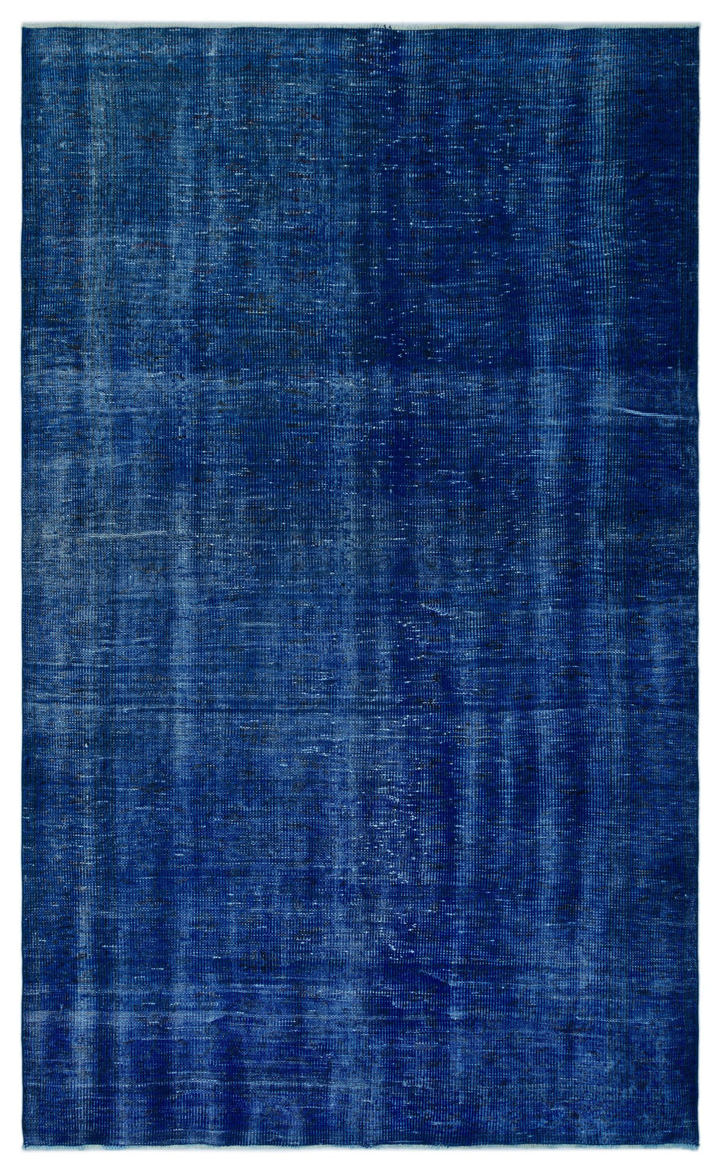 Blue Over Dyed Vintage Rug 5'10'' x 9'7'' ft 177 x 293 cm