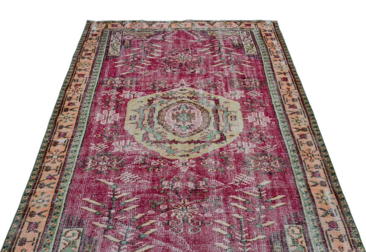 Naturel Over Dyed Vintage Rug 4&#39;10&#39;&#39; x 8&#39;7&#39;&#39; ft 148 x 262 cm