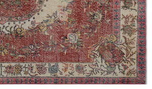 Naturel Over Dyed Vintage Rug 5'7'' x 9'7'' ft 170 x 291 cm