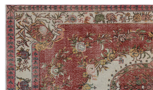 Naturel Over Dyed Vintage Rug 5'7'' x 9'7'' ft 170 x 291 cm