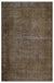 Brown Over Dyed Vintage Rug 6'0'' x 9'4'' ft 184 x 284 cm