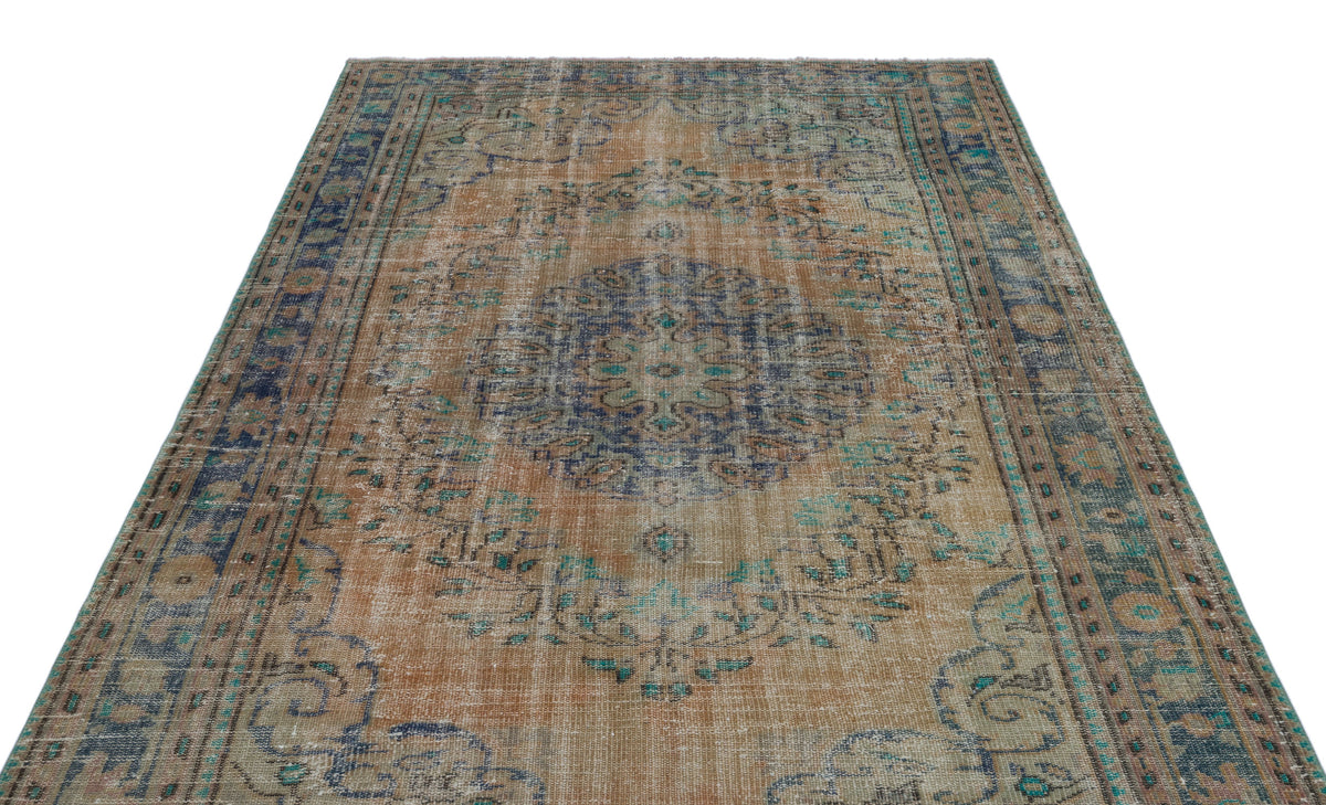 Naturel Over Dyed Vintage Rug 5&#39;10&#39;&#39; x 9&#39;0&#39;&#39; ft 177 x 275 cm