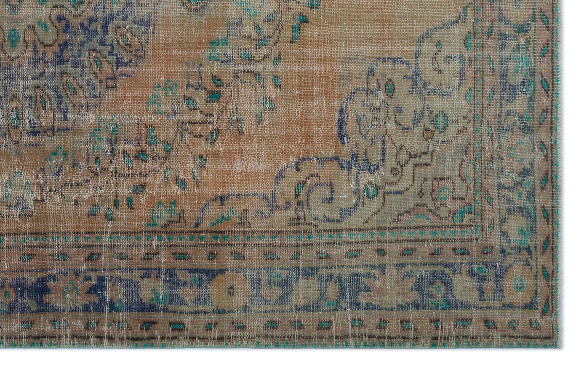 Naturel Over Dyed Vintage Rug 5&#39;10&#39;&#39; x 9&#39;0&#39;&#39; ft 177 x 275 cm