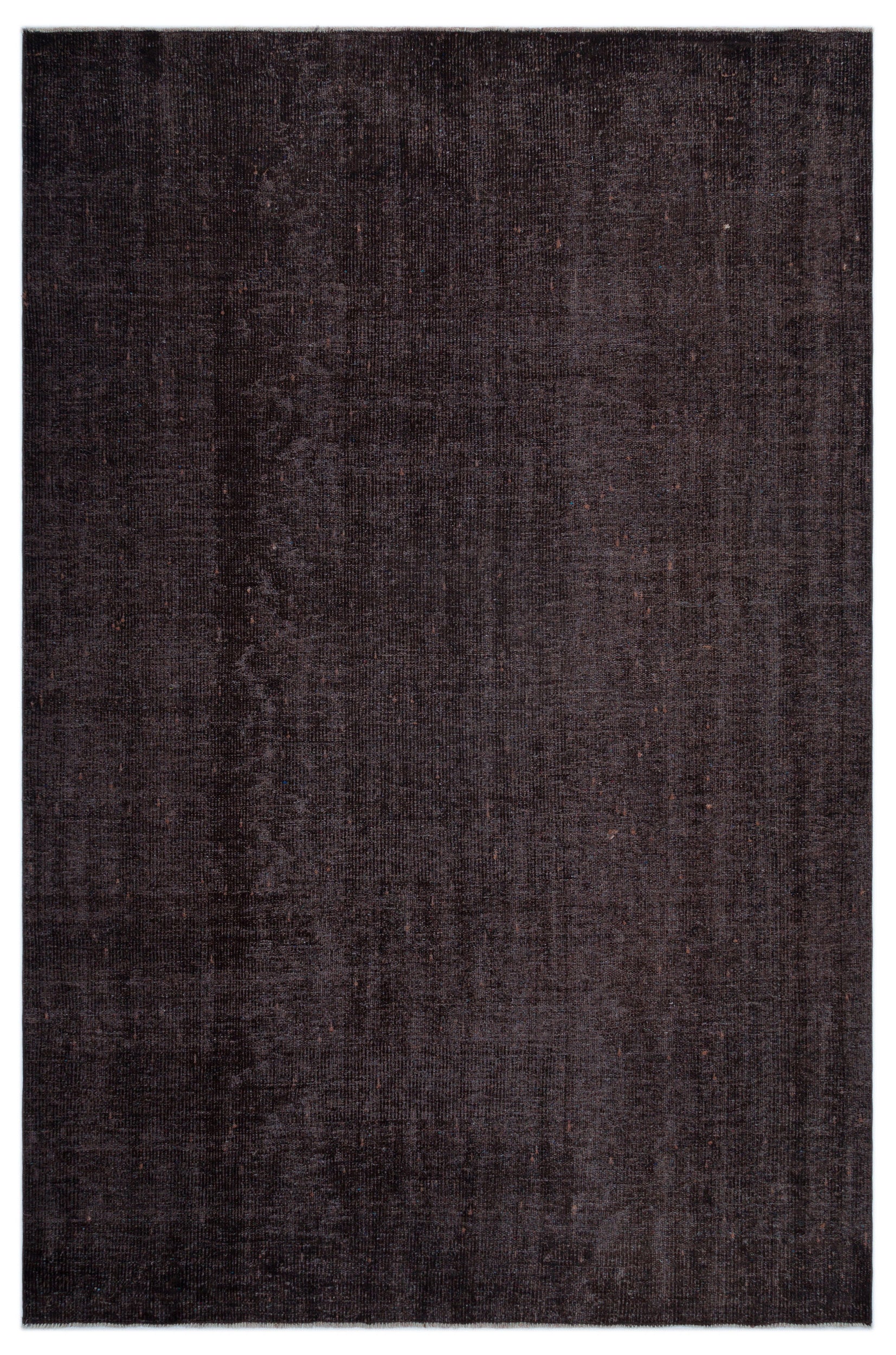 Black Over Dyed Vintage Rug 5'10'' x 9'0'' ft 178 x 275 cm