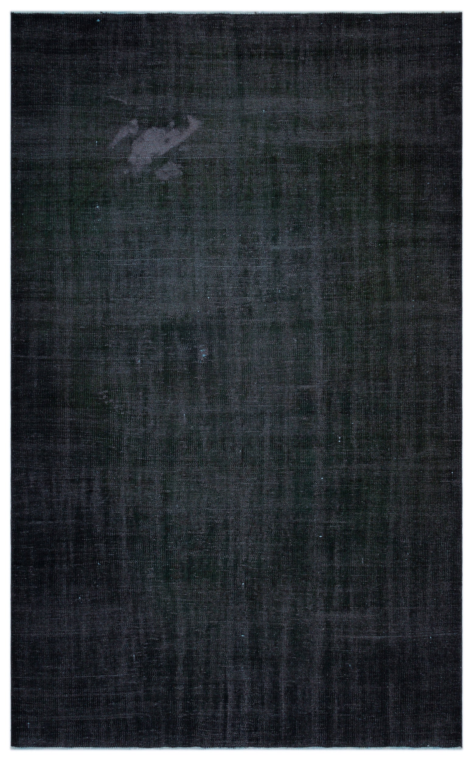 Black Over Dyed Vintage Rug 6'3'' x 9'10'' ft 191 x 300 cm