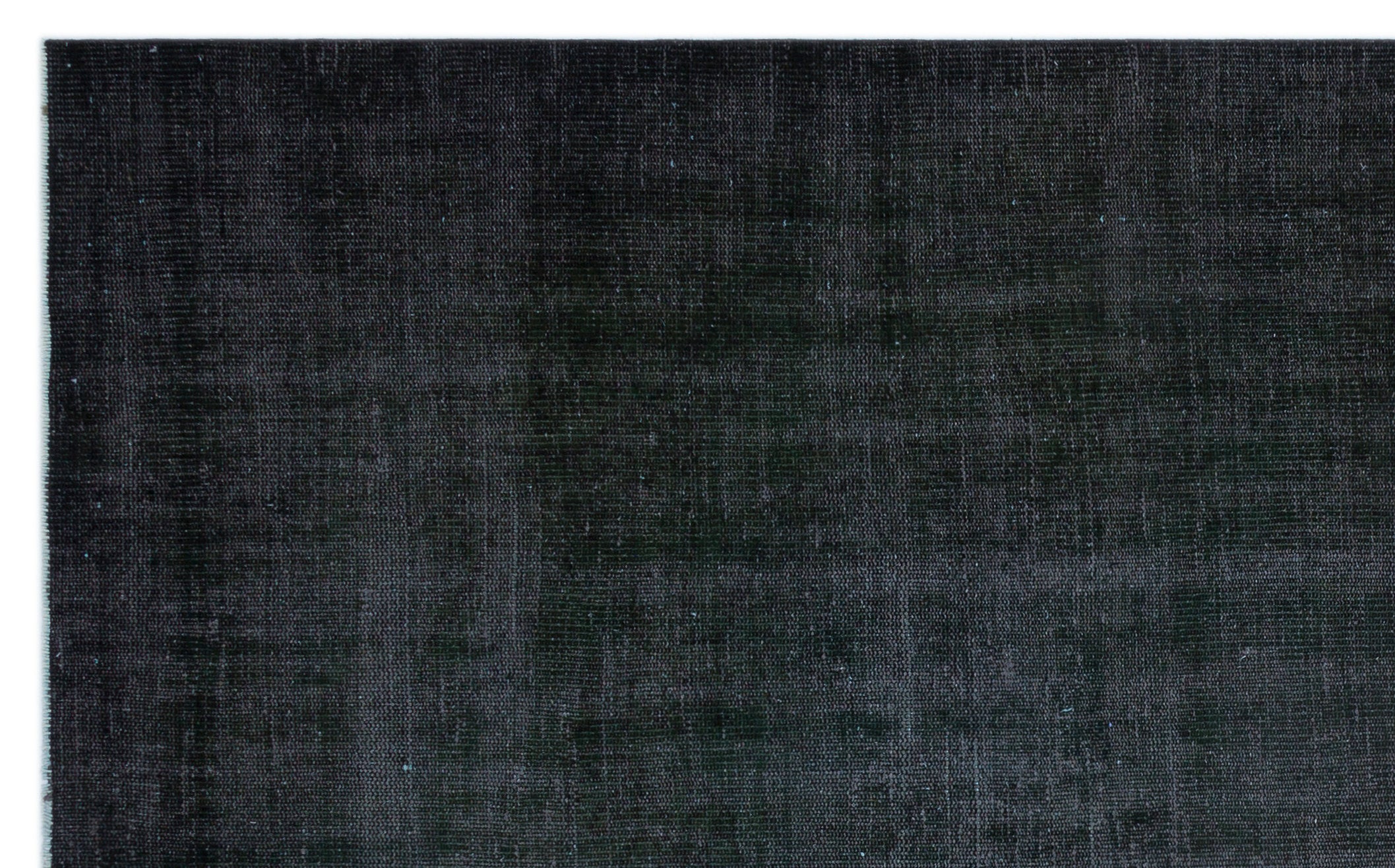 Black Over Dyed Vintage Rug 6'3'' x 9'10'' ft 191 x 300 cm