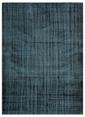 Black Over Dyed Vintage Rug 6'4'' x 8'9'' ft 192 x 266 cm