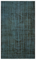 Turquoise  Over Dyed Vintage Rug 5'10'' x 9'10'' ft 179 x 300 cm