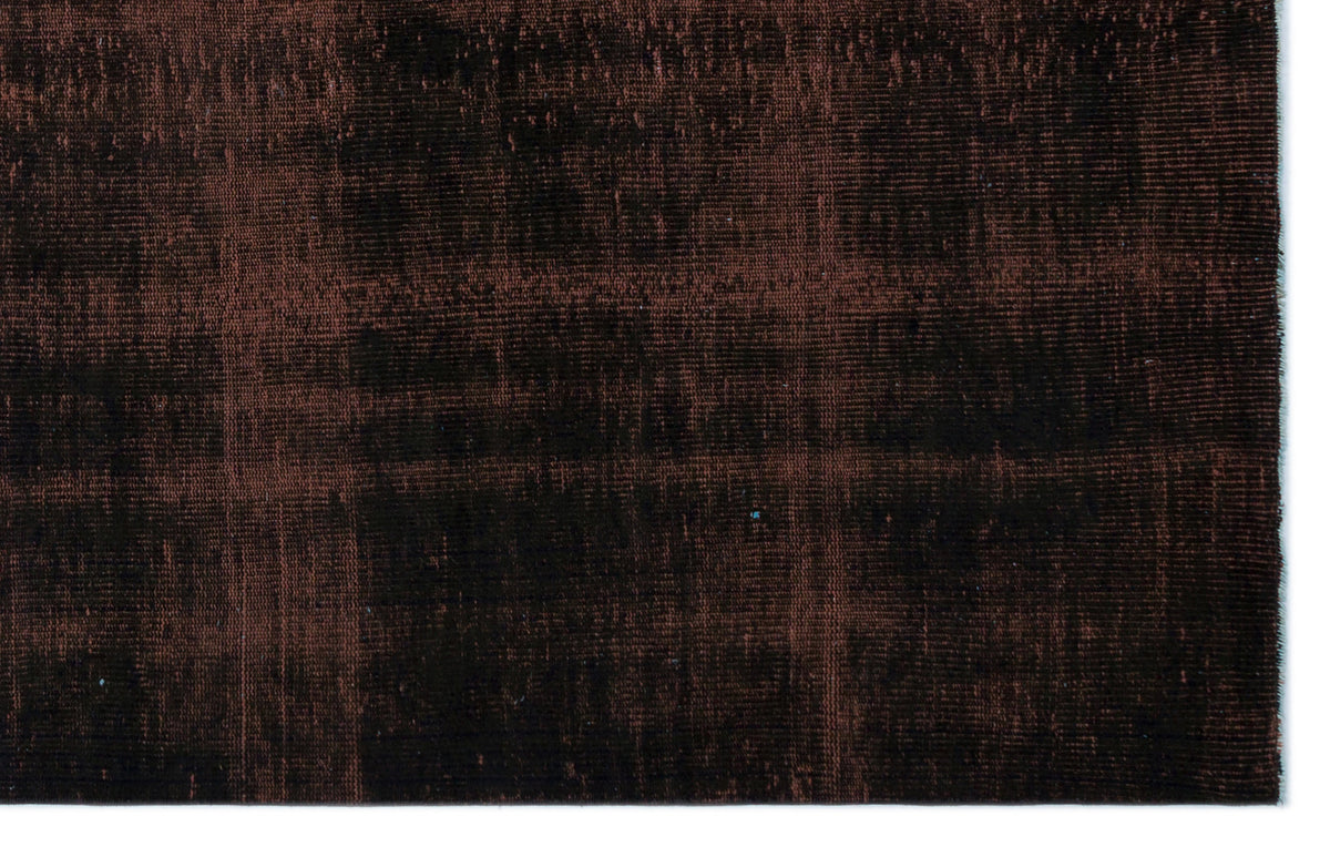 Black Over Dyed Vintage Rug 5&#39;9&#39;&#39; x 9&#39;0&#39;&#39; ft 176 x 275 cm