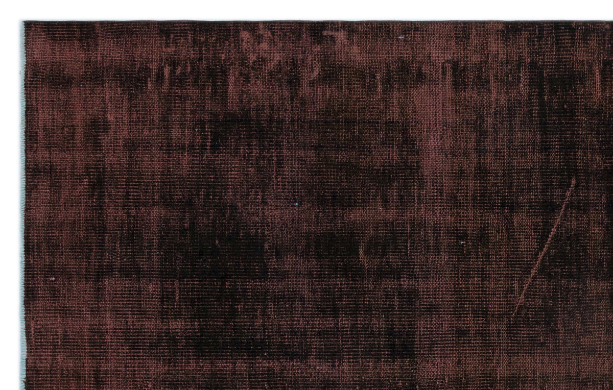 Black Over Dyed Vintage Rug 5&#39;9&#39;&#39; x 9&#39;0&#39;&#39; ft 176 x 275 cm