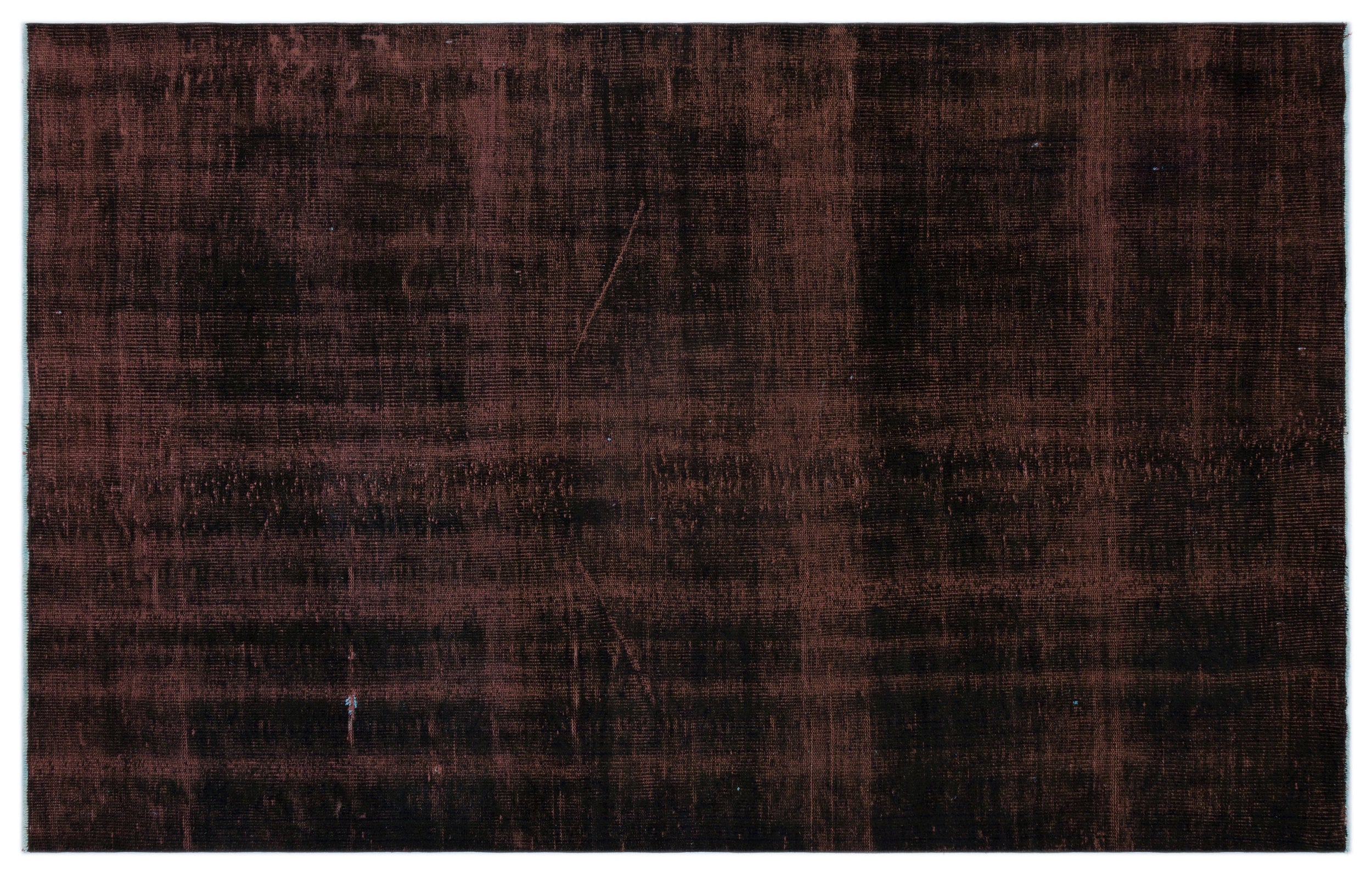 Black Over Dyed Vintage Rug 5'9'' x 9'0'' ft 176 x 275 cm
