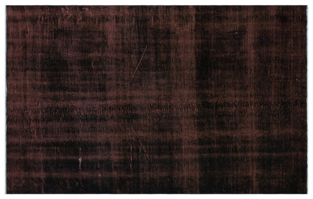Black Over Dyed Vintage Rug 5&#39;9&#39;&#39; x 9&#39;0&#39;&#39; ft 176 x 275 cm