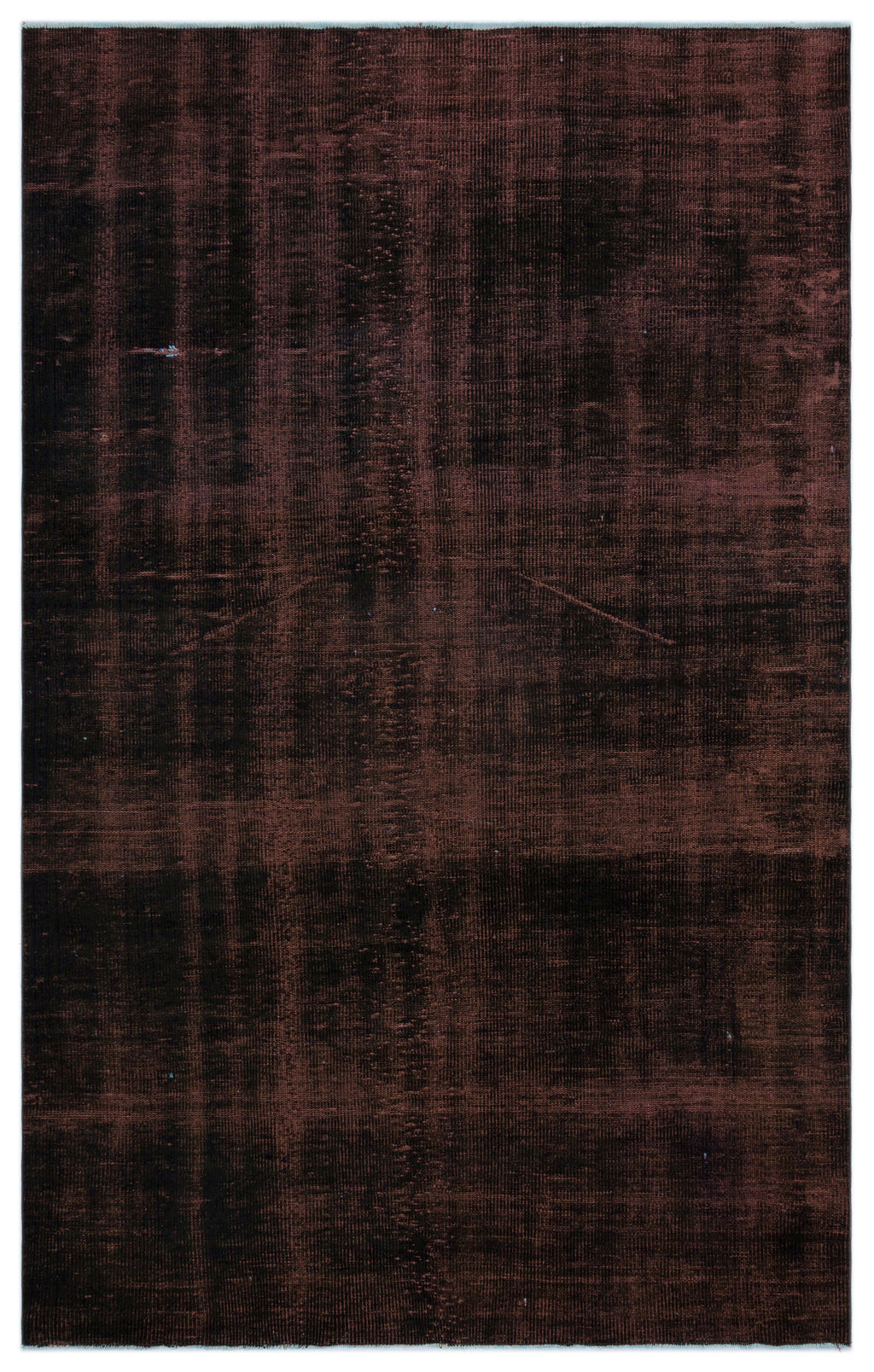 Black Over Dyed Vintage Rug 5'9'' x 9'0'' ft 176 x 275 cm