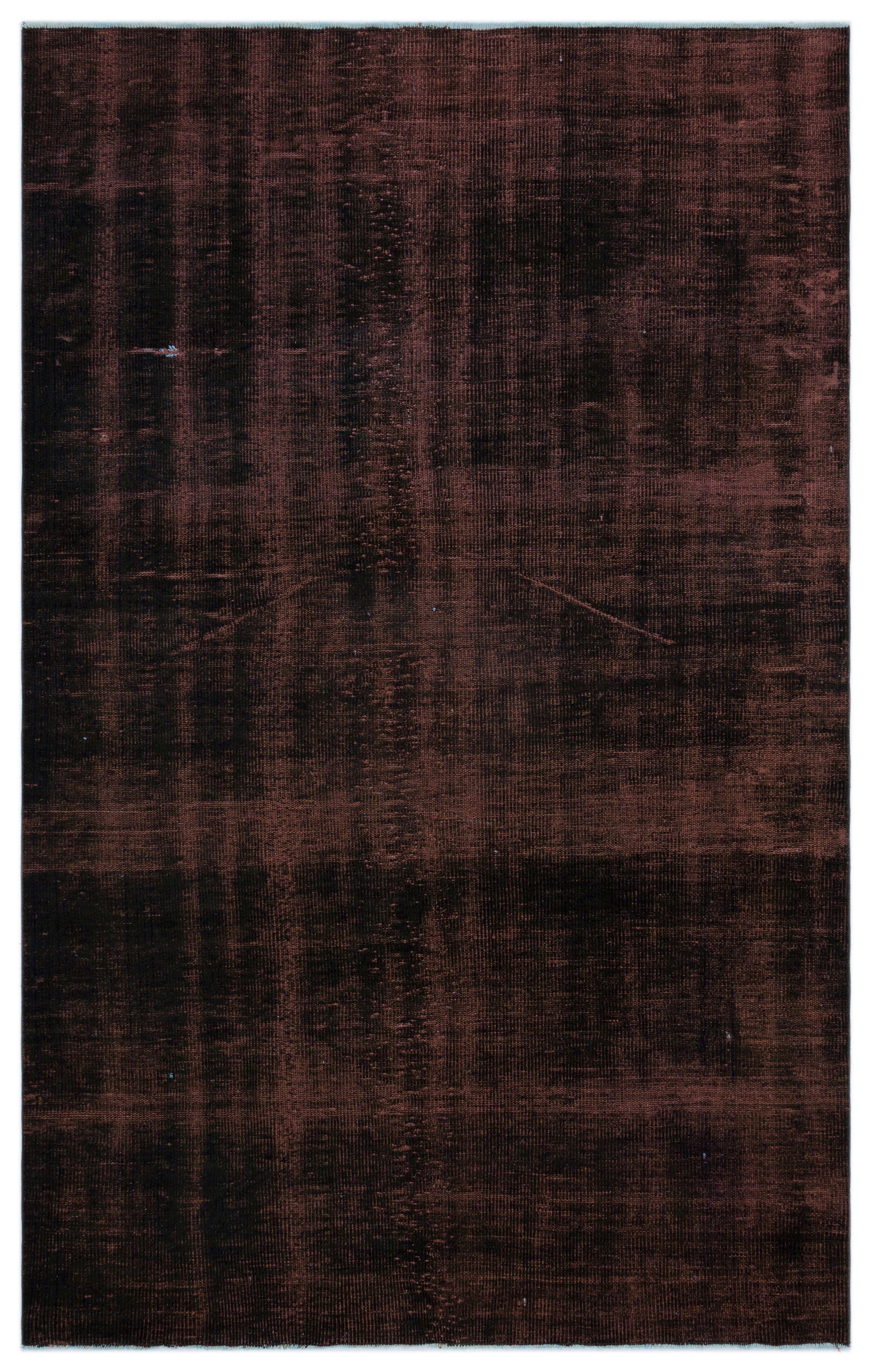 Black Over Dyed Vintage Rug 5'9'' x 9'0'' ft 176 x 275 cm