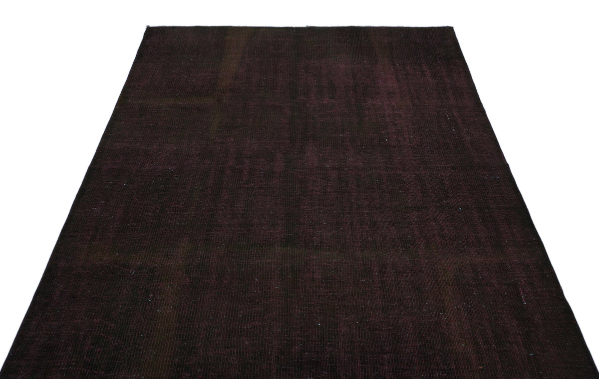 Black Over Dyed Vintage Rug 5&#39;3&#39;&#39; x 9&#39;0&#39;&#39; ft 159 x 275 cm